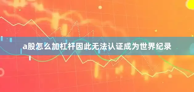a股怎么加杠杆因此无法认证成为世界纪录